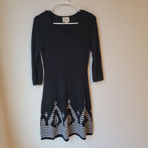 Eci Womens Sweater Dress Size Small Knee Length Whimsigoth Grunge Punk - Picture 1 of 7